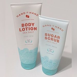 Hand in Hand Sea Salt Sugar Scrub and Body Lotion